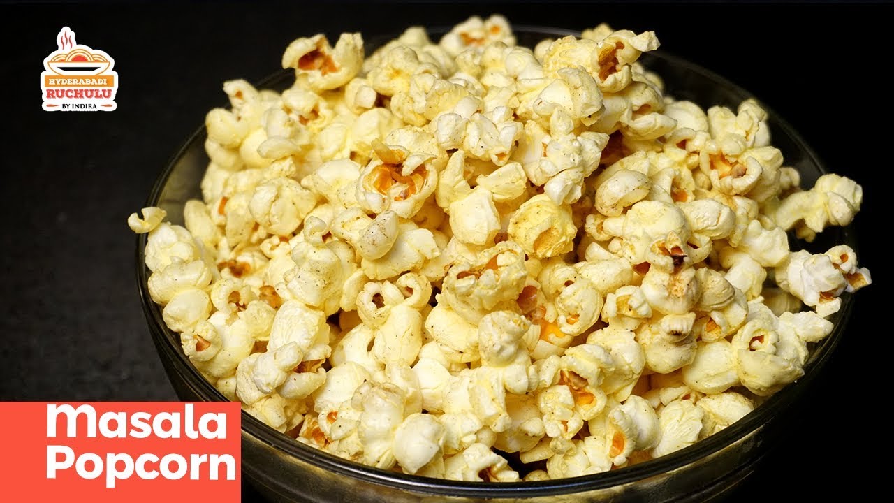 Masala Popcorn Recipe Preparation Instant Popcorn With Turmeric Flavor 7014