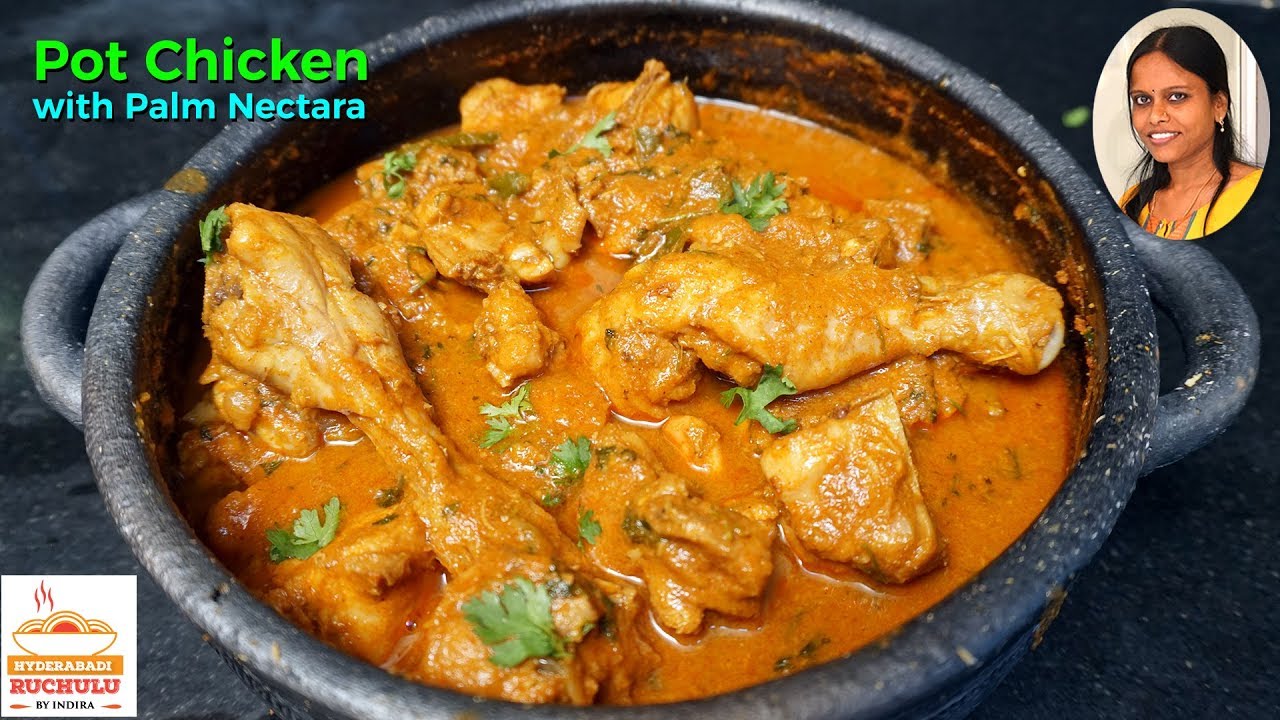 Neera Chicken Curry Recipe | Toddy Palm Wine Chicken Curry in Telugu