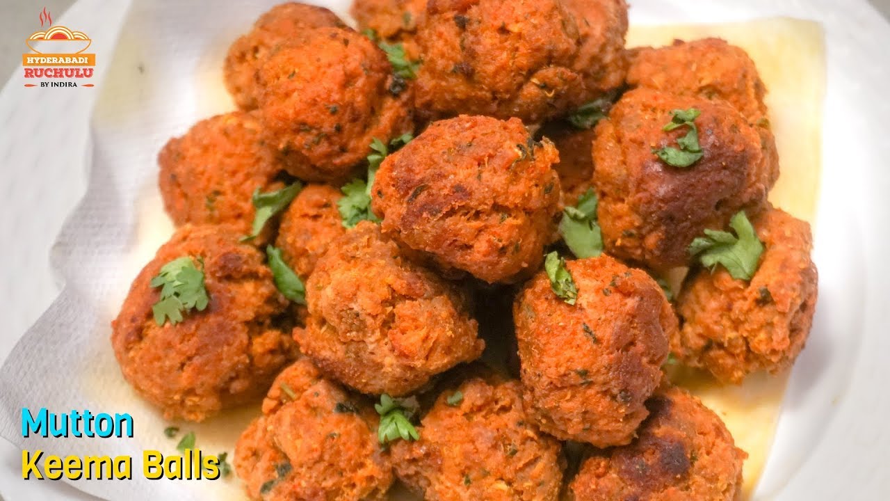Keema Balls Recipe | Spicy Mutton Keema Balls Preparation in Telugu